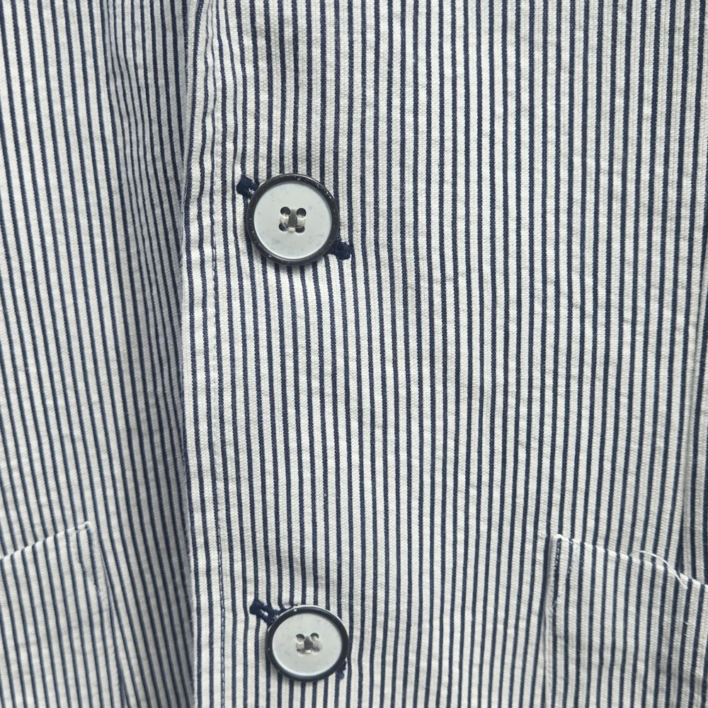 Striped Gray Blazer - Picture 3 of 10